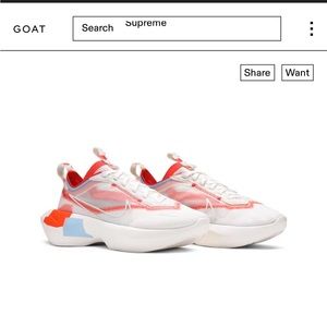 Woman’s Nike Vista Lite SE 'White Team Orange' Sneakers